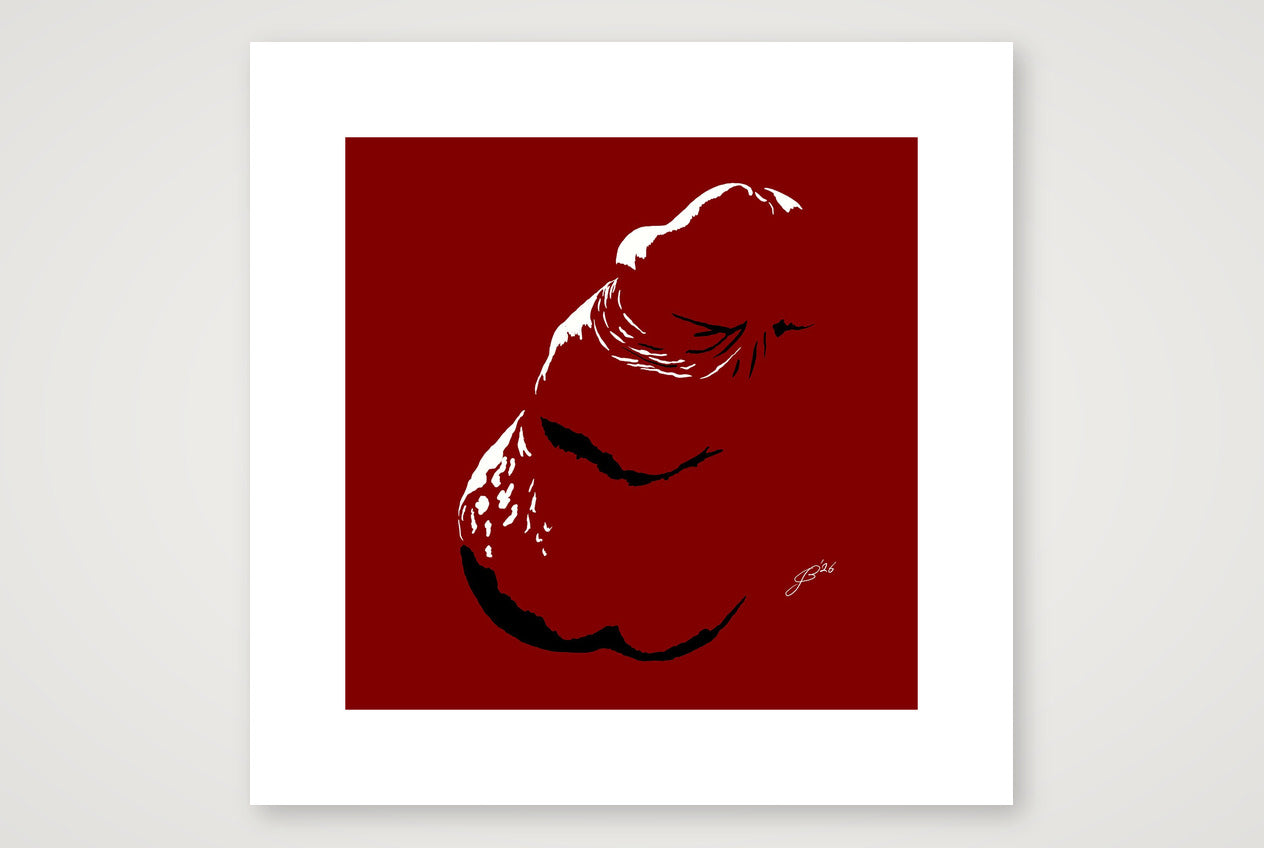 Erik’s Dick Pic — 40×40cm, 16×16" Print only