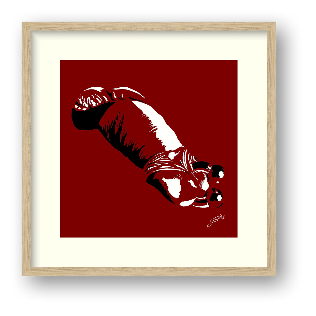 Phallic Art - Sergio — framed