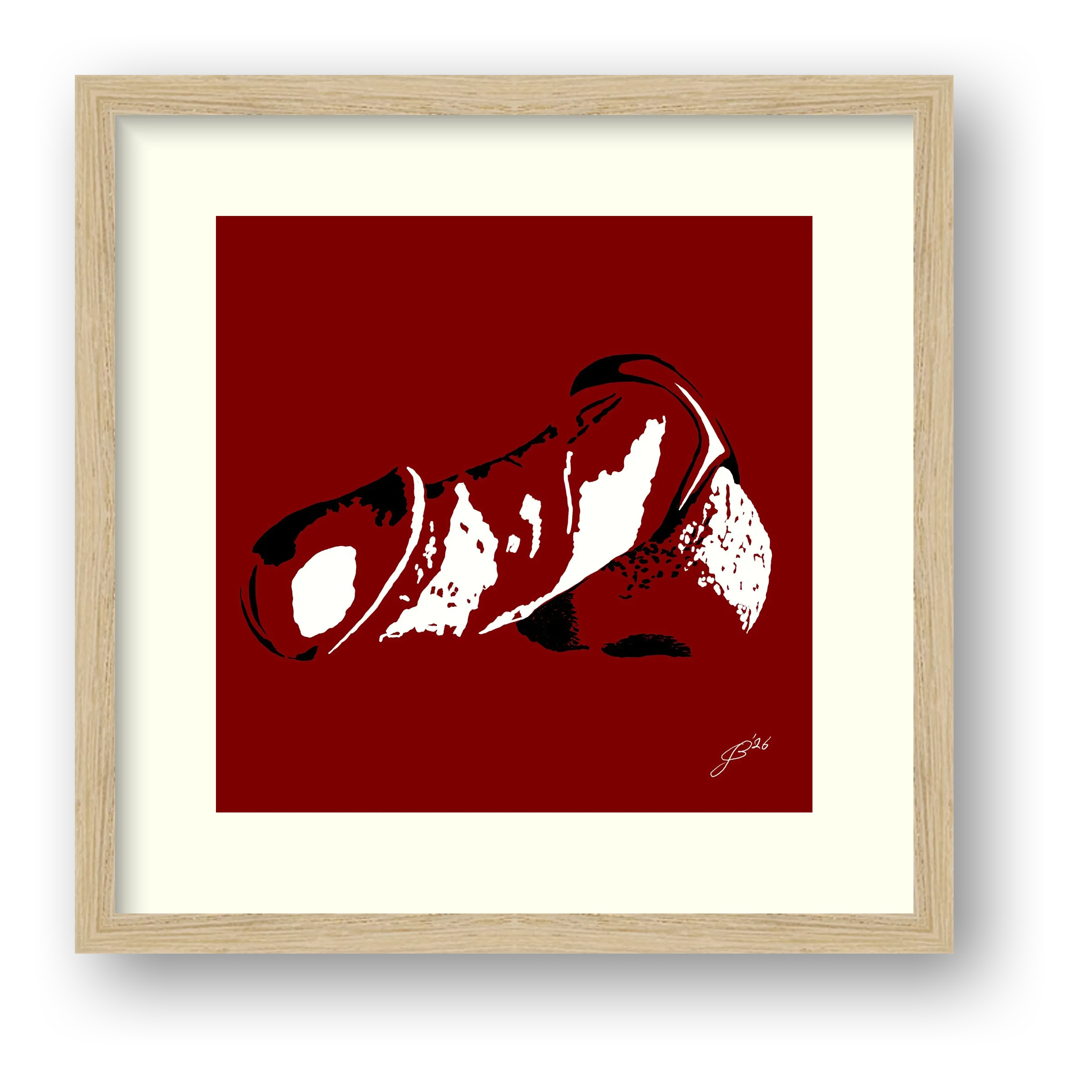 Ernesto’s Dick Pic — framed