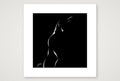 Big-arse Bob “Negative space Bear” — 30×30cm, 12×12" Print only