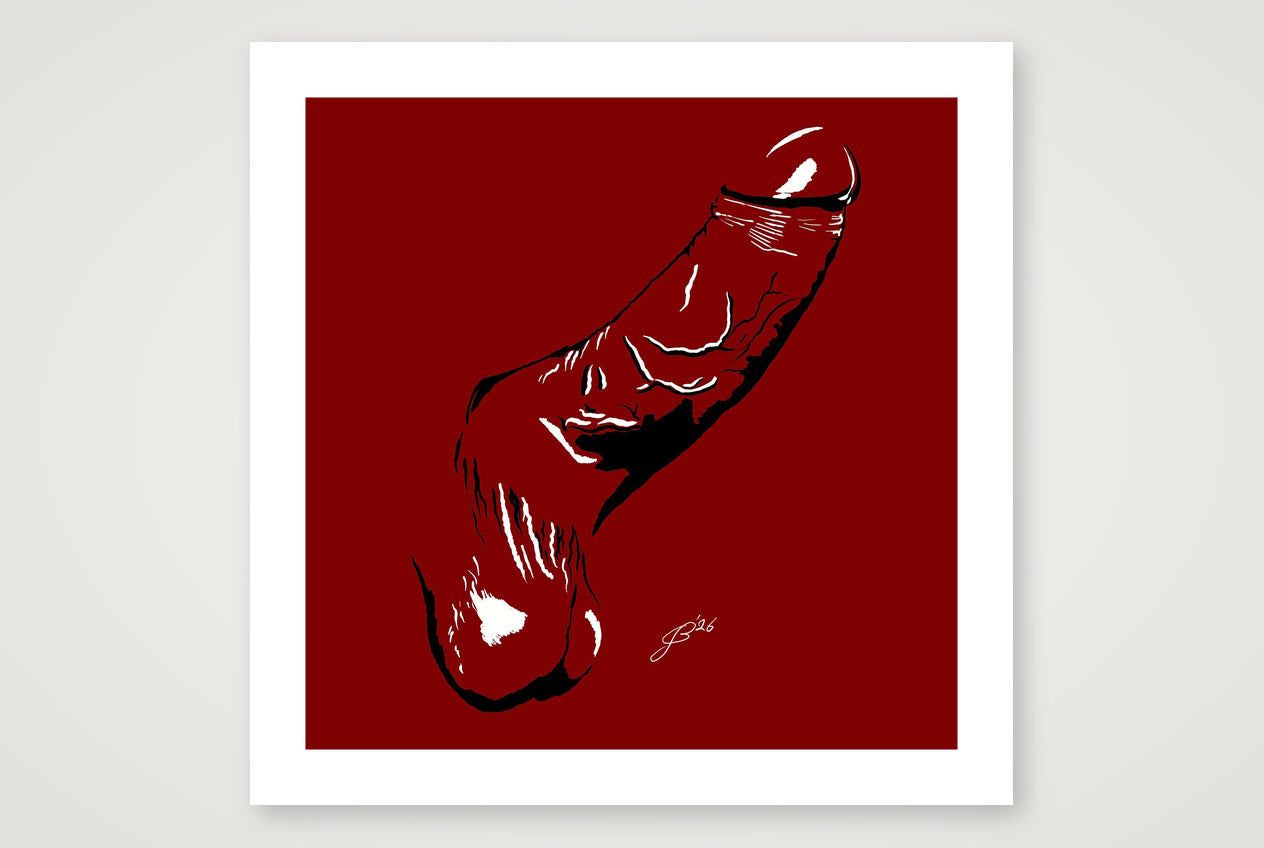 Ralph’s Dick Pic — 70×70cm, 28×28" Print only