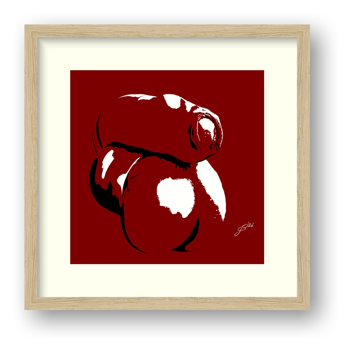 Phallic Art - Alfonso — framed