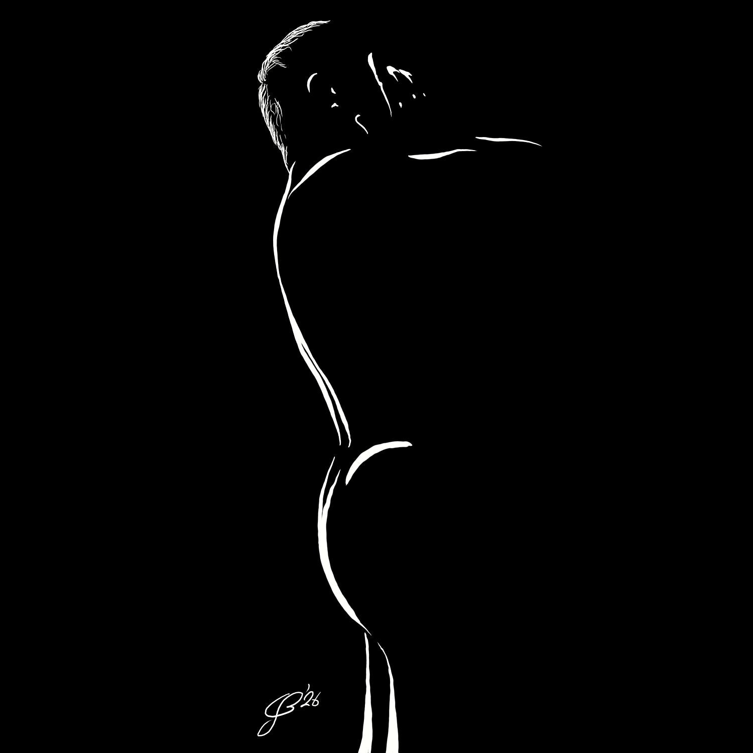 Shower Sean “Negative space Bear”