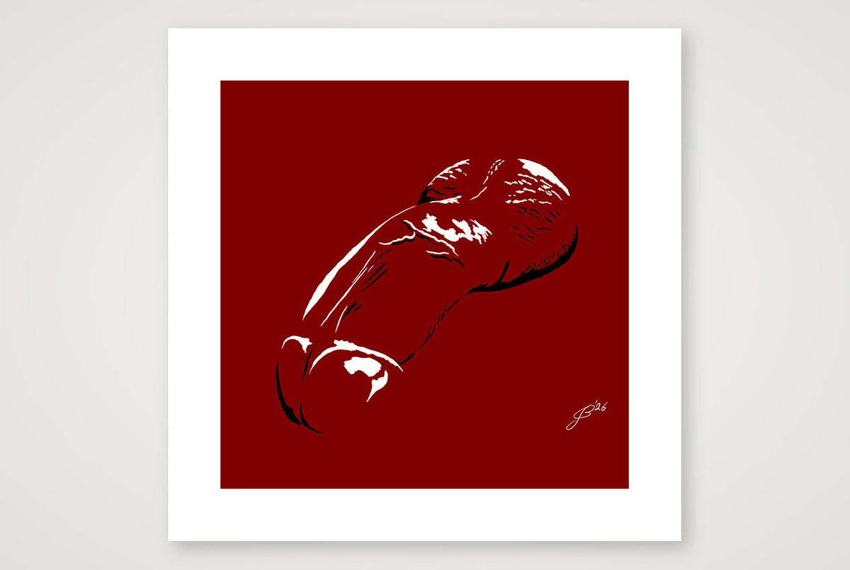 Phallic Art - Yorick — 50×50cm, 20×20" Print only