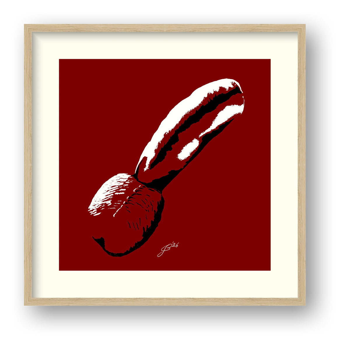 Phallic Art - Derek — framed