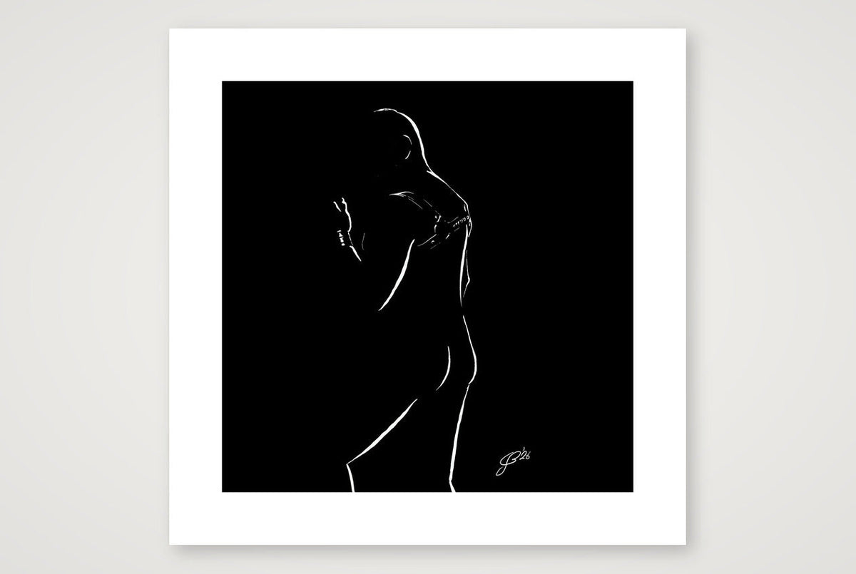 Jack “Negative space Bear” — 50×50cm, 20×20" Print only