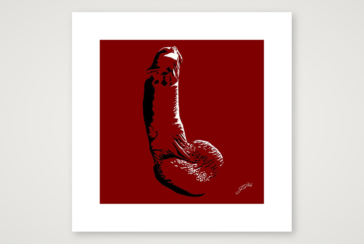 Otto’s Dick Pic — 30×30cm, 12×12" Print only