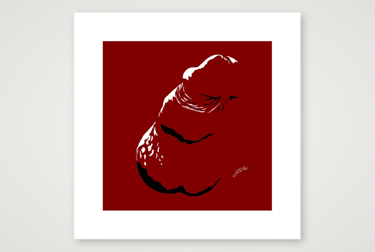 Erik’s Dick Pic — 30×30cm, 12×12" Print only