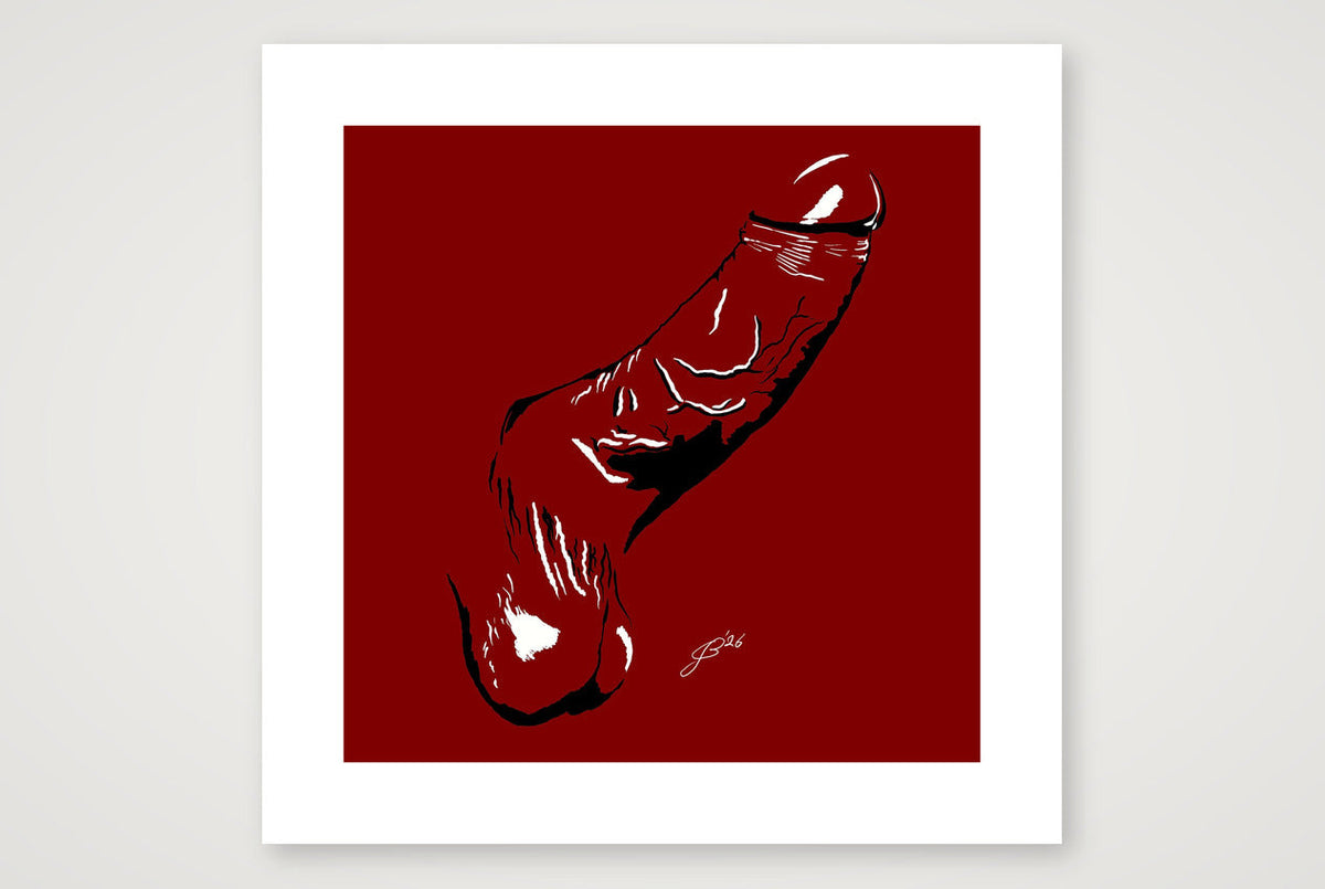 Phallic Art - Ralph — 50×50cm, 20×20" Print only