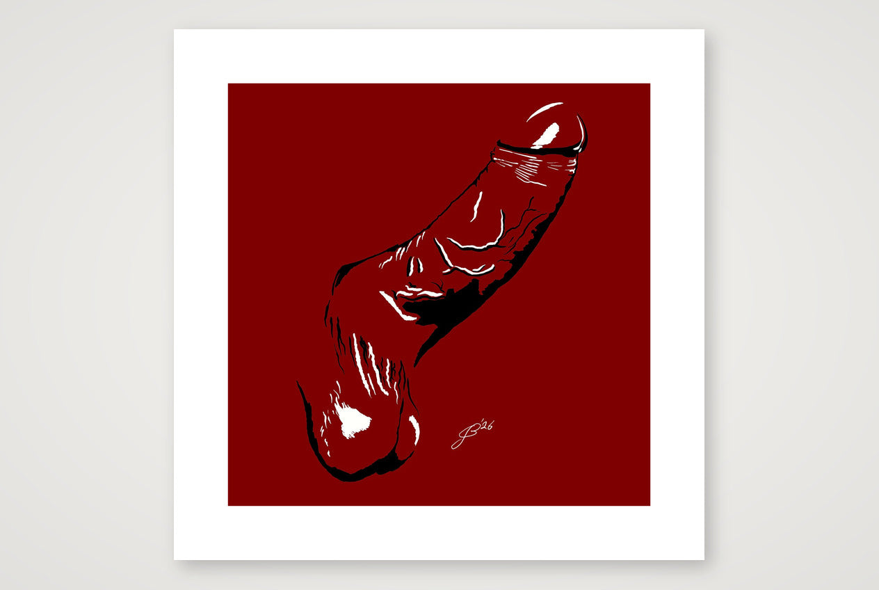 Ralph’s Dick Pic — 50×50cm, 20×20" Print only
